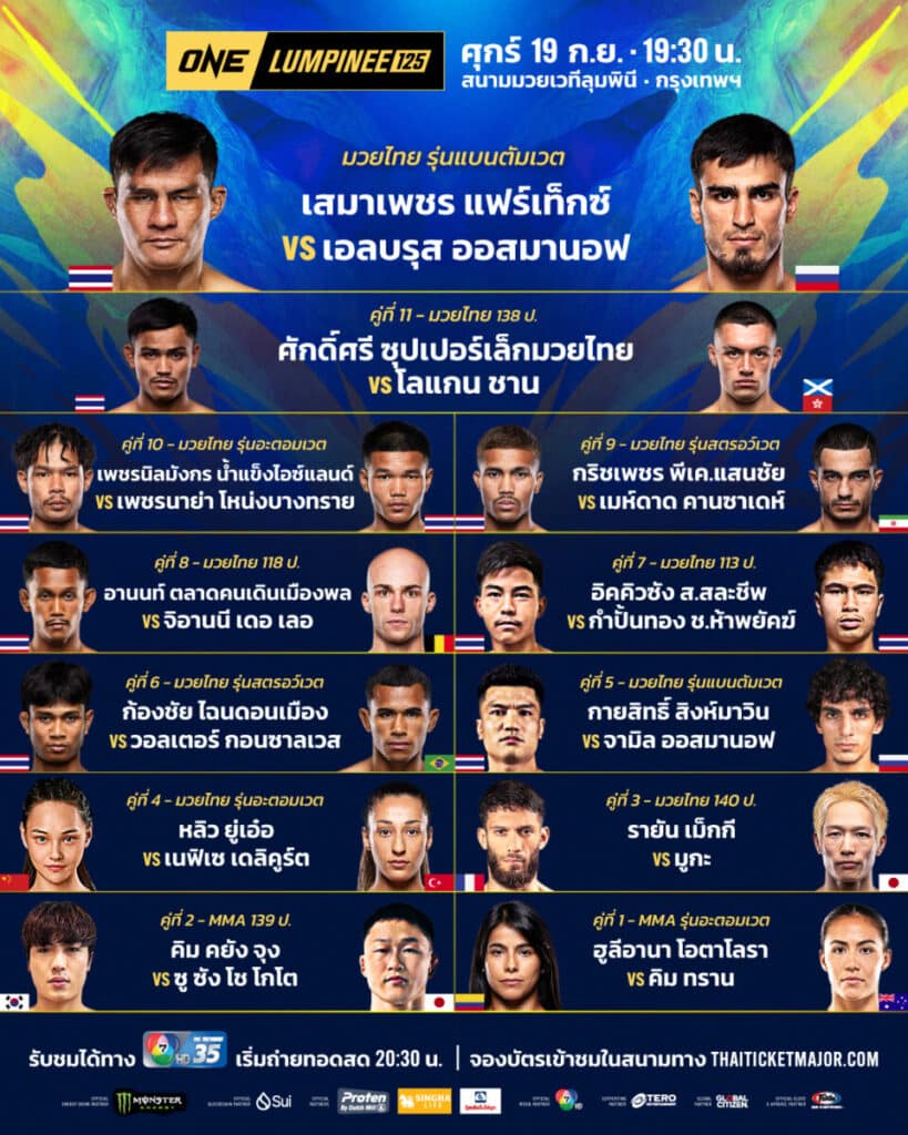 ศึก ONE ลุมพินี 125